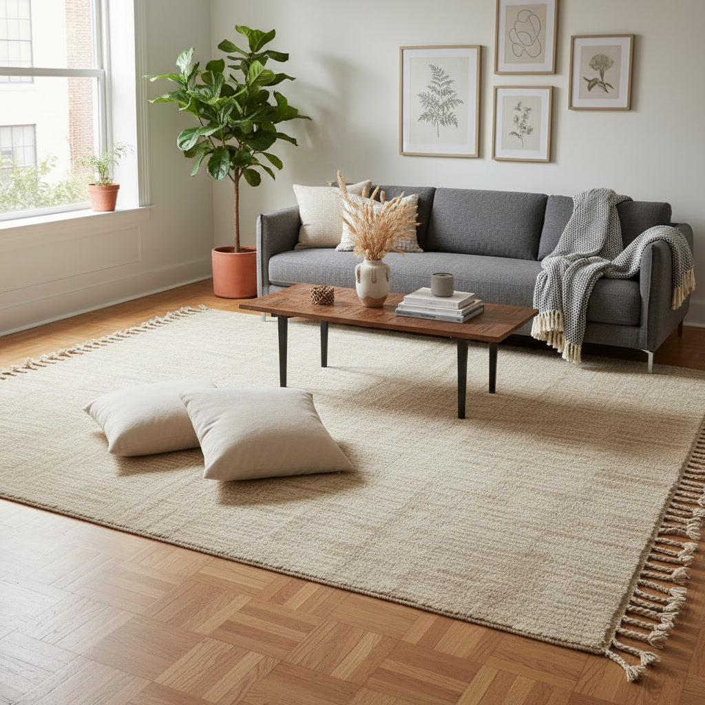 Tapis Beni Mrirt Carré de Soie