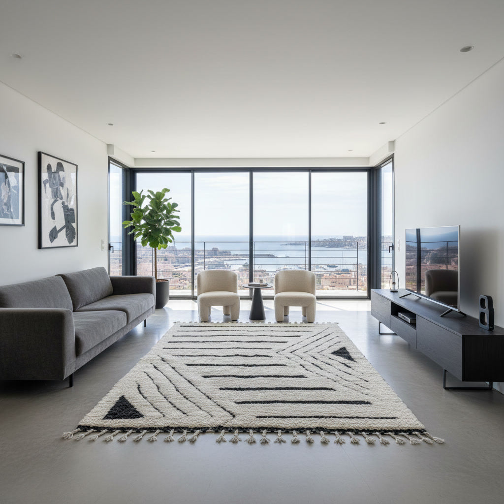 Tapis berbère Horizon Linéaire