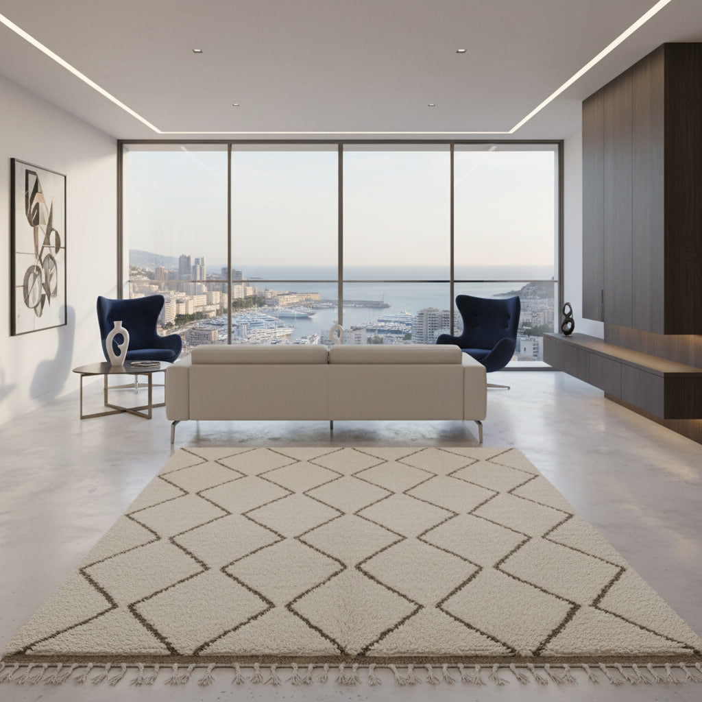 Tapis berbère Belvédère a Rayure