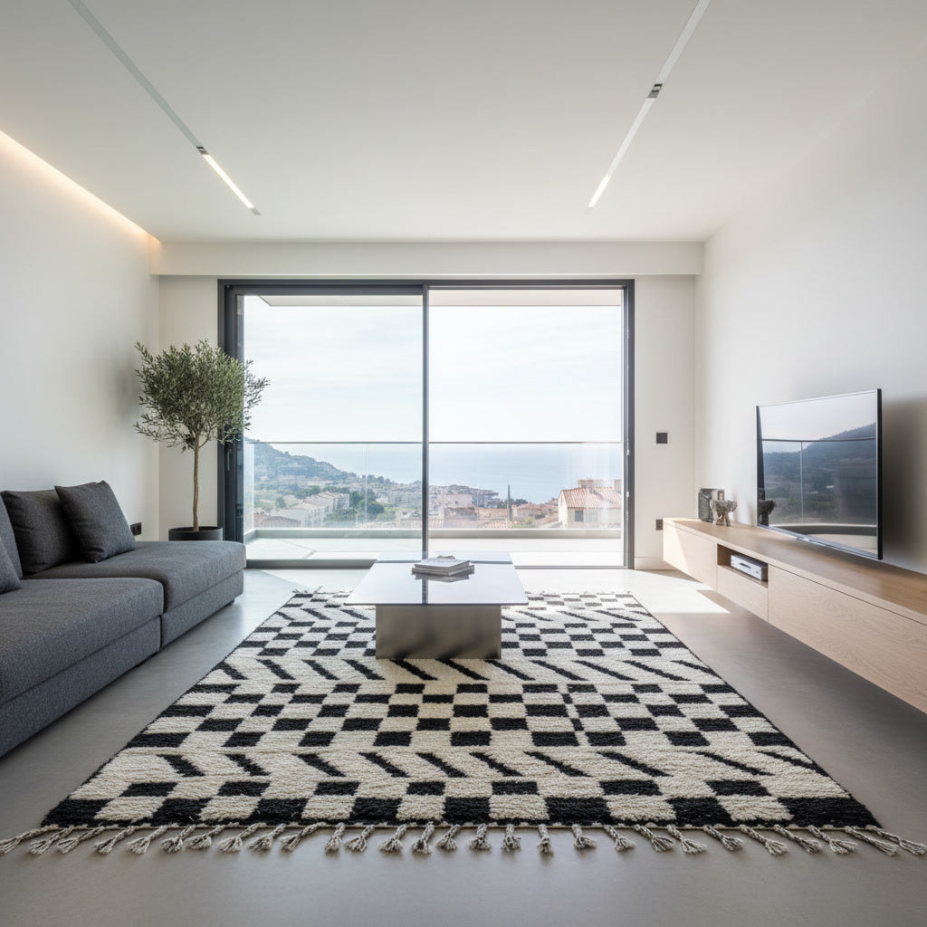 Tapis berbère Épure Onyx