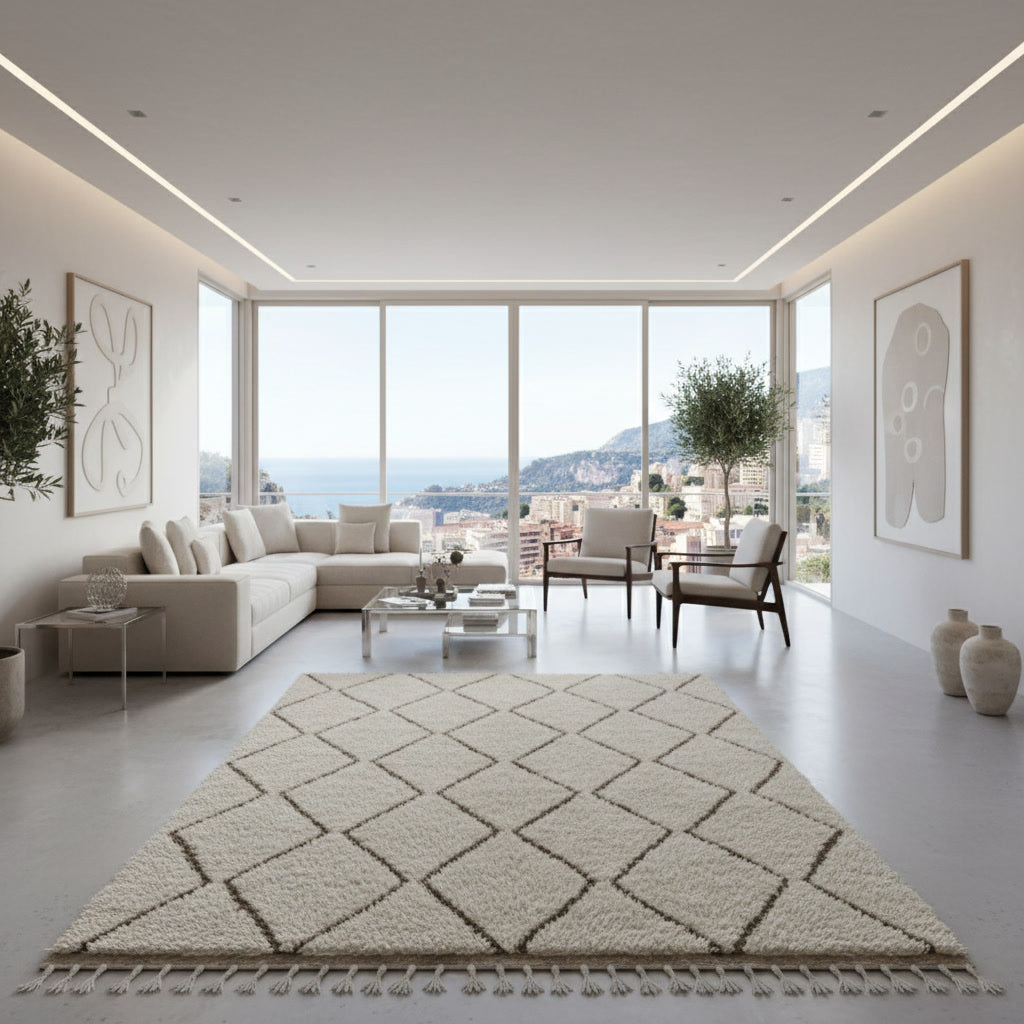 Tapis berbère Belvédère a Rayure