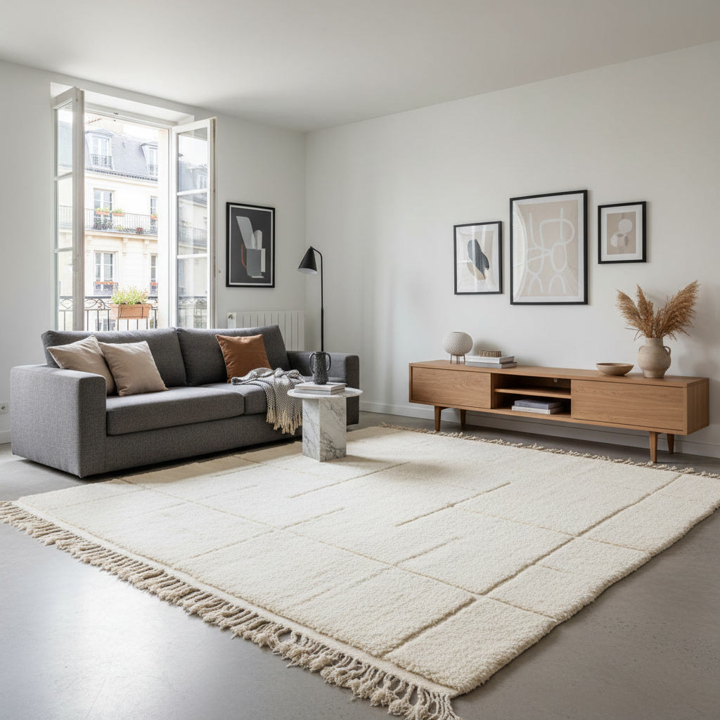 Tapis Beni Ourain Nuage Sculpté