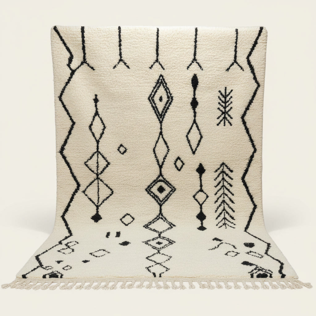 Tapis Azilal Symboles Sacrés