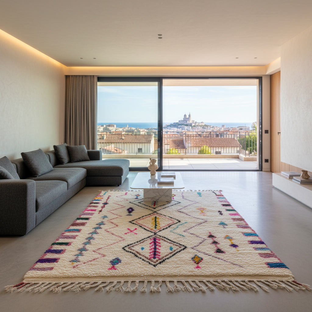 Tapis Azilal L'Étincelle Coloré