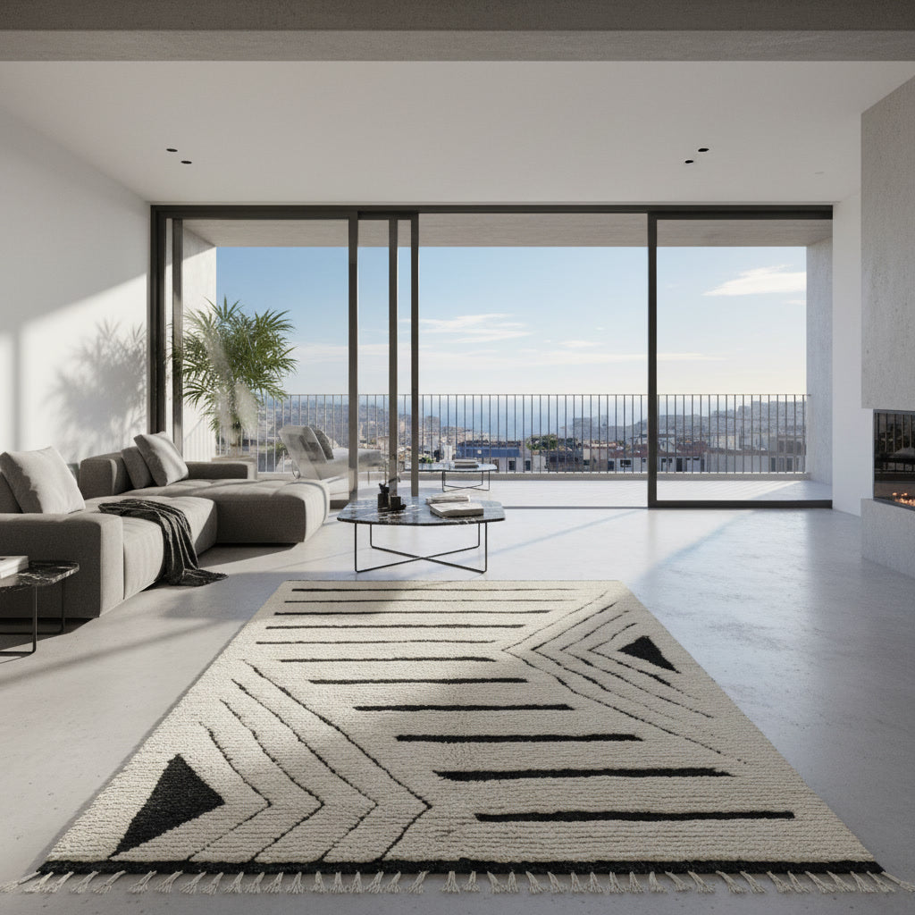 Tapis berbère Horizon Linéaire