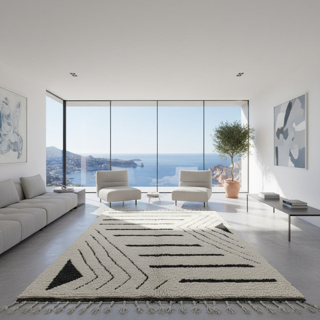 Tapis berbère Horizon Linéaire