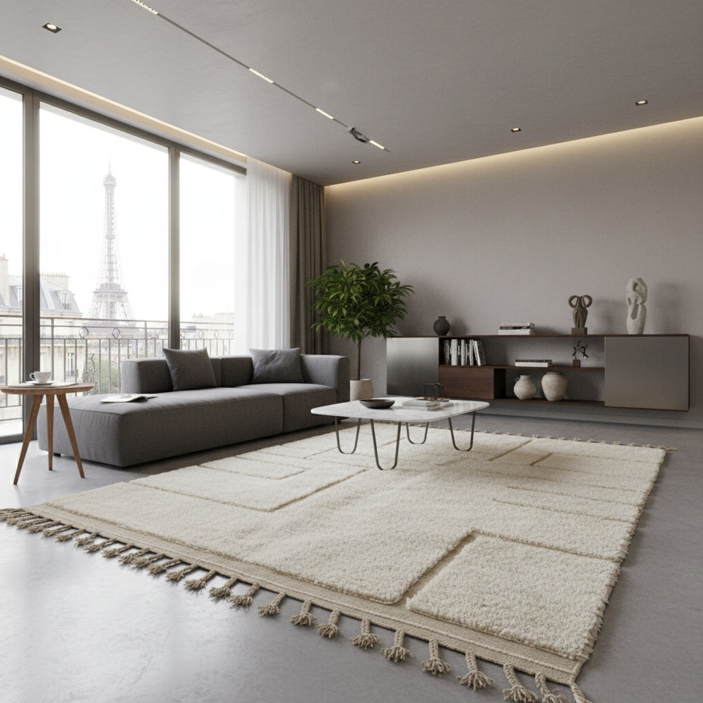 Tapis Beni Mrirt Lignes de Sable