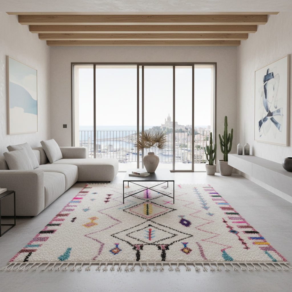 Tapis Azilal L'Étincelle Coloré