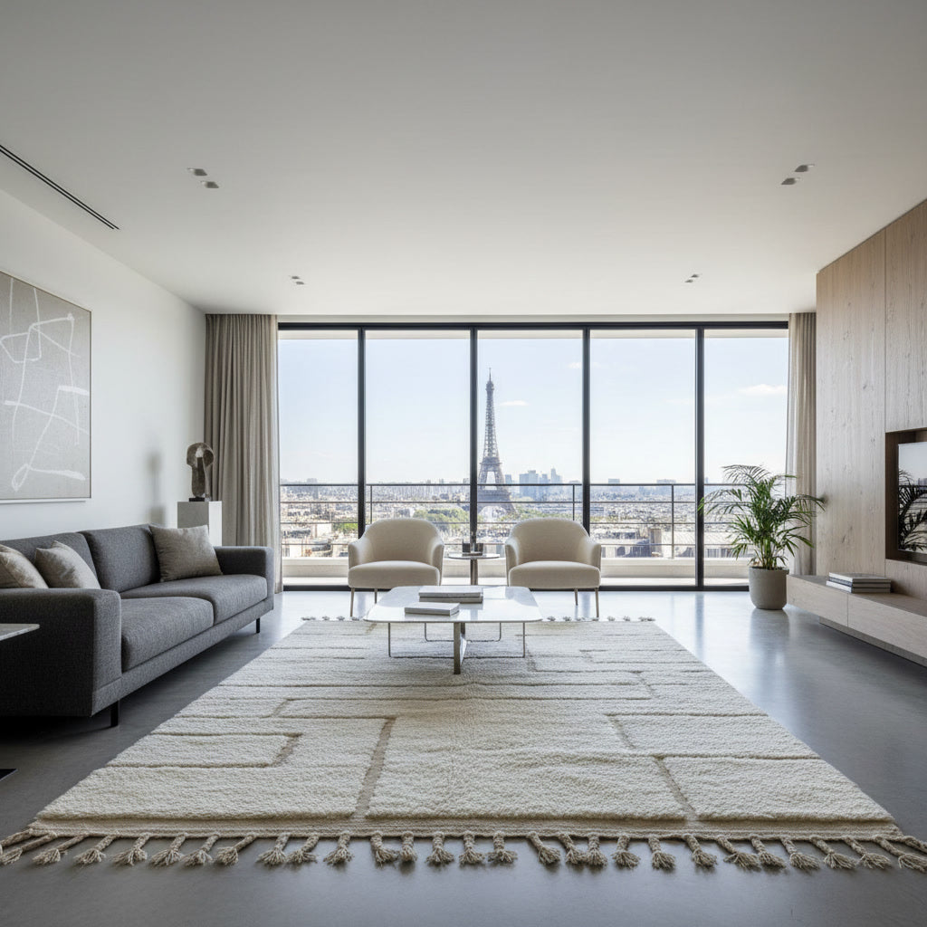 Tapis Beni Mrirt Lignes de Sable