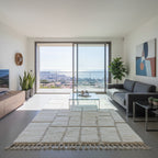 Tapis berbère Épure Albâtre