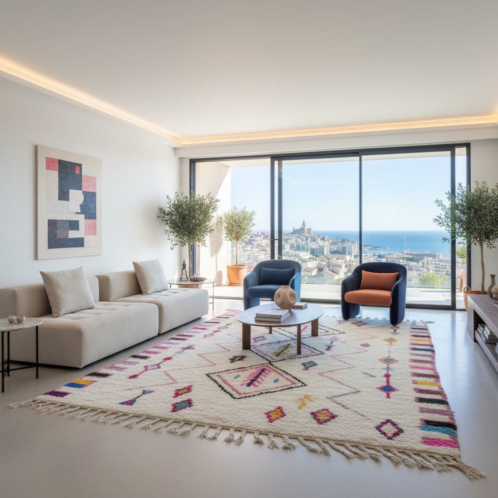 Tapis Azilal L'Étincelle Coloré