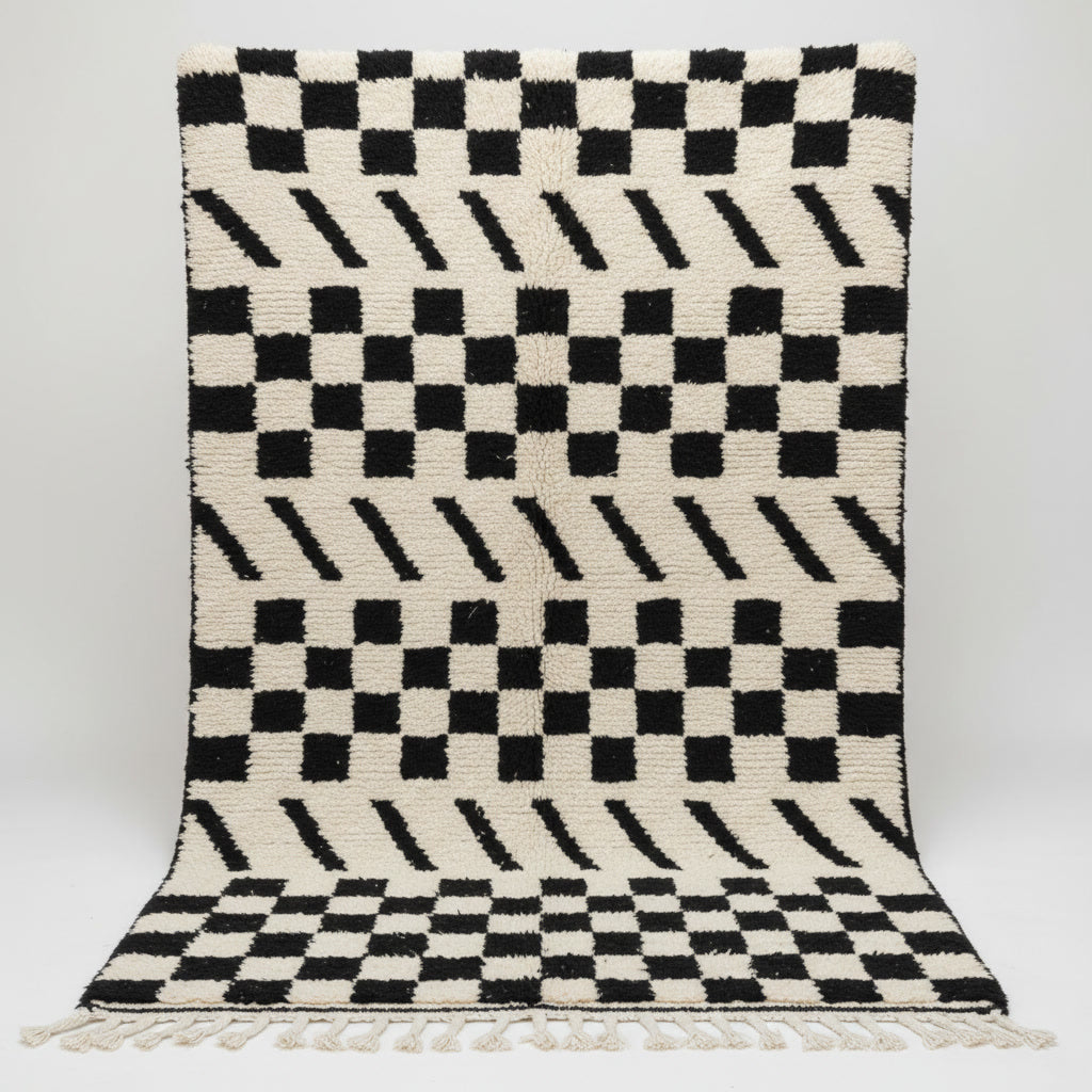 Tapis berbère Épure Onyx