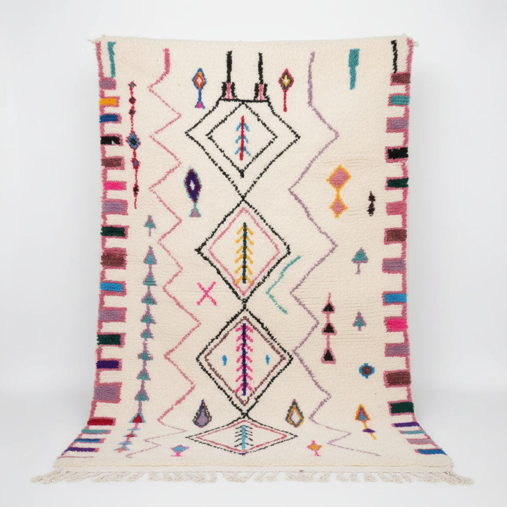 Tapis Azilal L'Étincelle Coloré