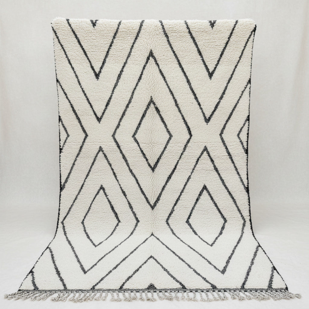 Tapis Beni Ourain Icône de l'Atlas