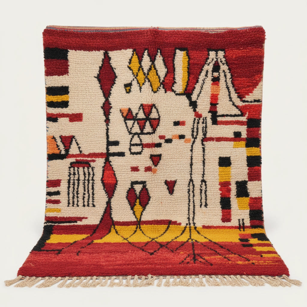 Tapis berbère Atlas Noir