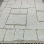 Tapis berbère Épure Albâtre